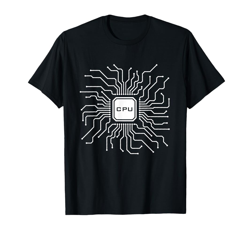 Amazon | CPU電子回路 Tシャツ | Tシャツ・カットソー 通販